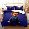 Halloween horror movie clown Comfortable Duvet Quilt Cover Pillowcase Bedding Set Children Bedroom Decoration Home Textile