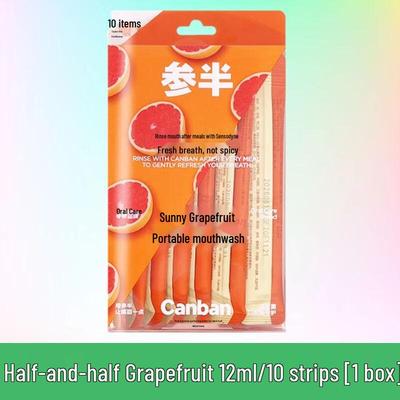CanBan Sun Grapefruit Tragbare Mundspülstreifen