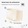 Large Size Ladies Spring and Autumn Pure Cotton Belly Wrap Hip Extended Crotch Small Flat Angle Briefs