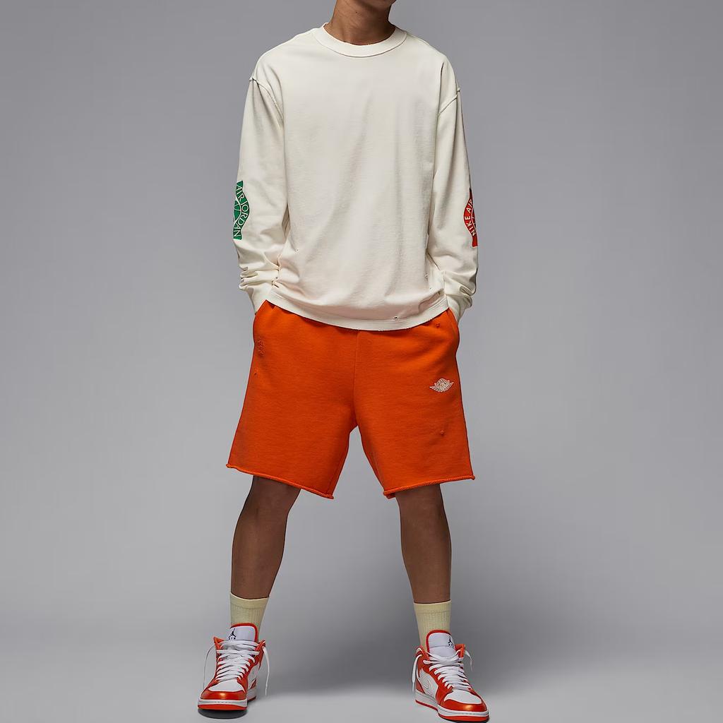 Jordan Air Rare Comfortable Skin-Friendly Round Neck Pullover Knit Long Sleeve T-Shirt Men Tops IB3135-133