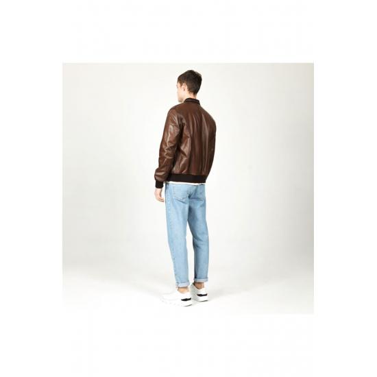 Mens Coat Fitkole Plus Size Genuine Leather Men's Coat 5xl 6xl