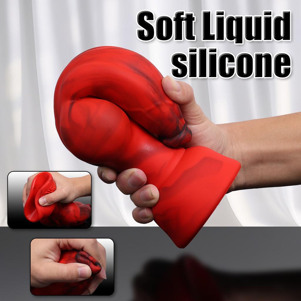 4 Sizes Dog Knots Dildo Adult Toy Animal Penis Fantasy Dildos Silicone G-Spot Stimulator Sex Toys For Men Women Men Anal Plug