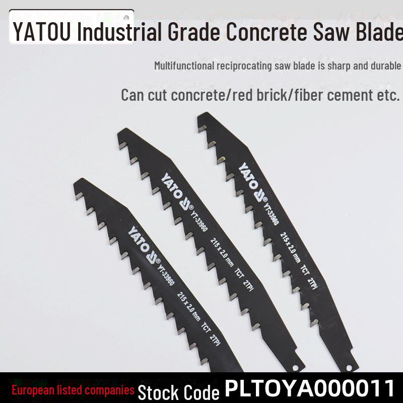

Полотно сабельной пилы по бетону YATO 215mm YT-33960