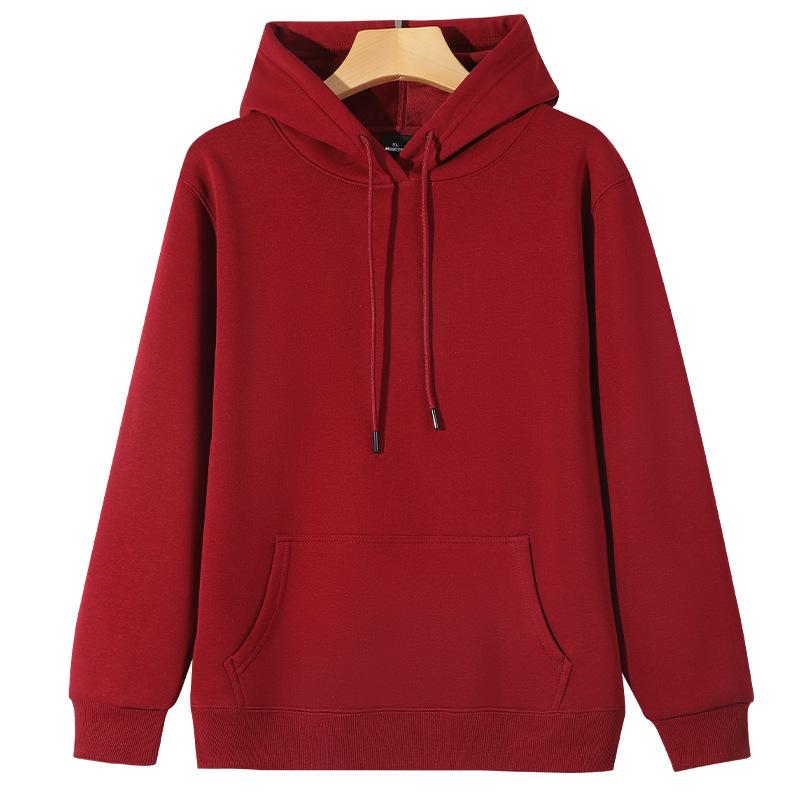 Silver Fox Fur Hooded Fleece-Lined Sweatshirt – Heavyweight, Warm, Trendy, Autumn/Winter, Versatile, Loose Fit, Custom Logo Available.