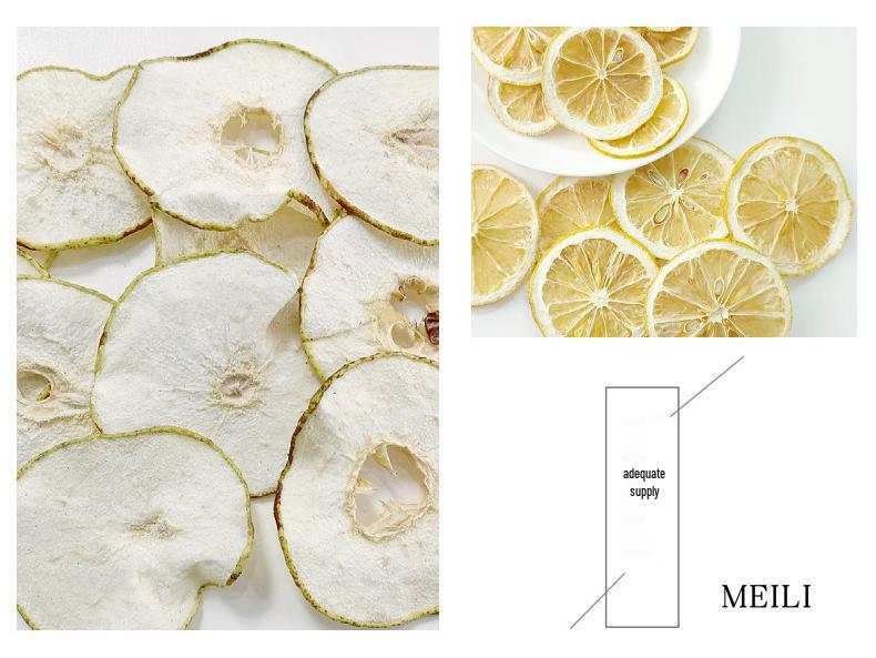 Cold Brew Freeze-Dried Fruit Tea: Green, Orange, Lemon, Passion Fruit Slices