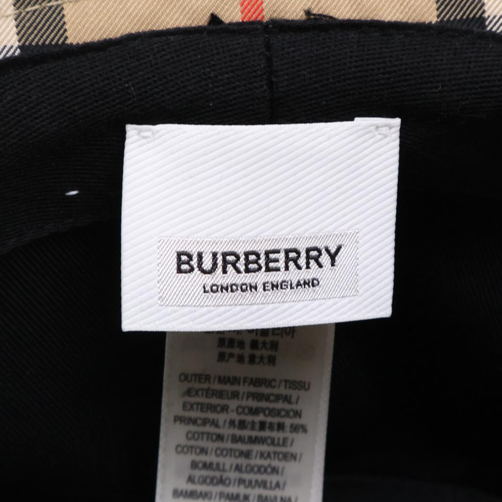 Burberry [Excellent Condition] 8026927 Vintage Check Panel Bucket Hat Hat XL Archive beigeUsed