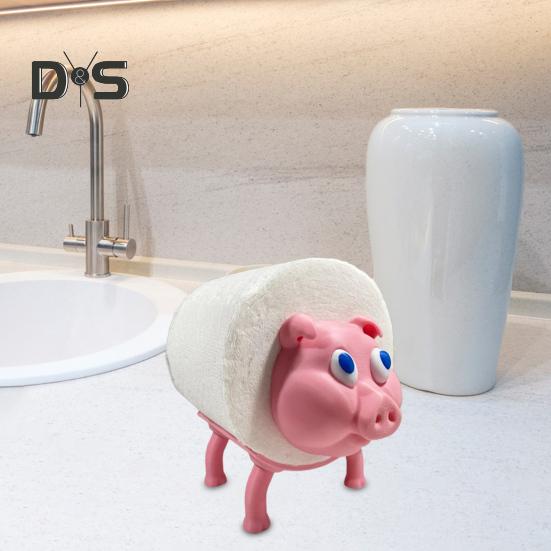 Toilettenpapierhalter, Rollenpapier-Organizer, lustiger, tierförmiger, selbststehender Papierhandtuchhalter, Badezimmer-Dekoration