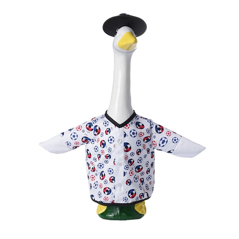 

Wear-resistant Porch Geese Costume Football Print Geese Clothes Porch Decoration Style B