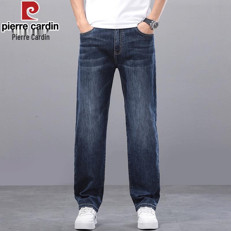 Pierre Cardin Men's Summer Loose Straight-Leg Jeans