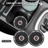 2025 For Nissan 1/2pcs Car Styling Diamond Car Coaster Water Cup Anti-slip Pad Mat For Nissan X-trail Qashqai Note Juke Sentra P