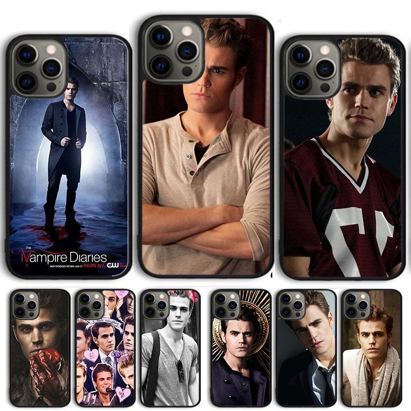 Vampire Diaries Stefan Salvatore Handyhülle Cover Für iPhone 17 Air 16 15 14 11 13 Pro Max 12 Plus Max Hülle Coque