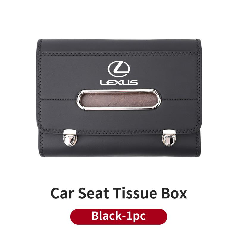 Car Seatback Tissue Holder Box Paper Towel Pouch Napkin Bag For Lexus UX250h RX450h CT200h RX400h NX300h RX350 RX300 GX470 IS350