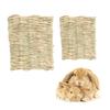 Rabbit Grass Mat Woven Bed Chew Bedding for Nesting Chewing Toy for Hamster