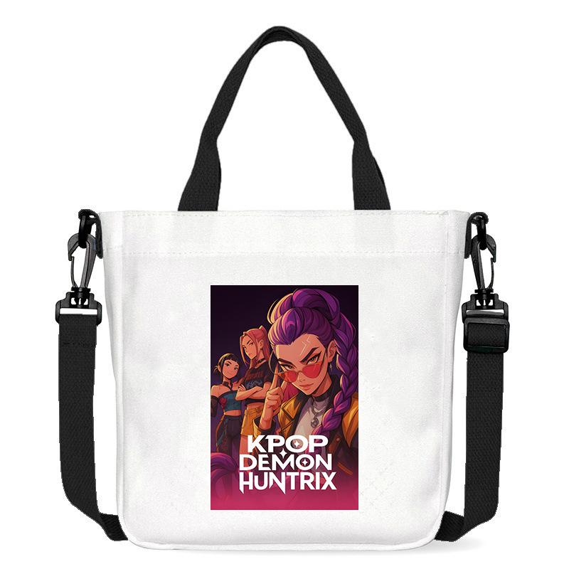 KPop Demon Hunters Anime Women's Crossbody Pouch Aesthetics KPop Demon Hunters Shoulder Bags Korean Fashion Messenger Pouch