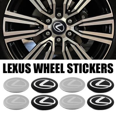 Für F Sport IS RX NX ES LS GS UX LX LC RC GC GX IS250 EX300h CT200h Auto Radnabenkappe Felgenaufkleber Decals Zubehör