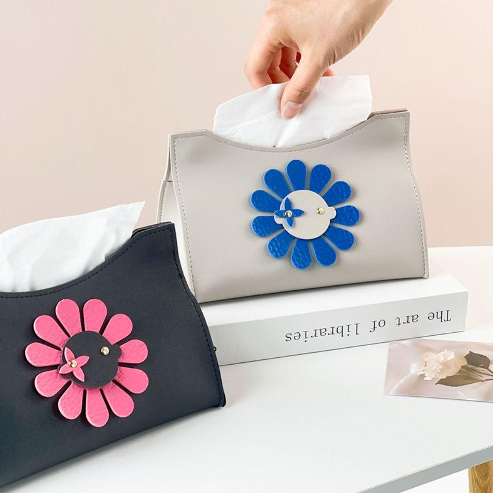 Elegant Tissue Box Creative Napkin Storage Box Desktop Decoration Paper Box  Car