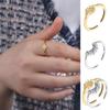 Gold Moon Finger Ring Open Crystal Star Ring Fashion Celestial Ring Set  Overlay