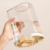 Airtight Food Container Clear Sealed Storage Box with Lid Stackable Grain Canister for Nuts Beans Spices Kitchen Cabinet Pantry Organization