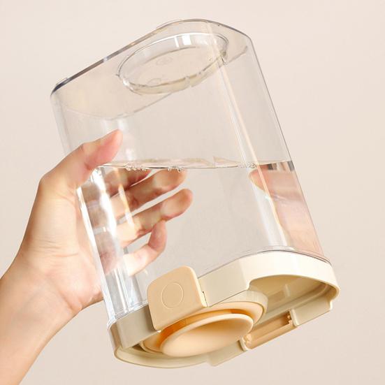 Airtight Food Container Clear Sealed Storage Box with Lid Stackable Grain Canister for Nuts Beans Spices Kitchen Cabinet Pantry Organization