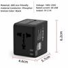 Universal Euro Travel Adapter All-in-One Power Electric Socket New US EU UK AU Plugs
