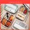 Stalowy Lunchbox Dla Uczniów Z Wieloma Przegródkami i Antypoślizgowym Designem Do Szkoły i Biura