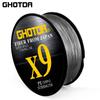 GHOTDA 0,14-0,40(mm) Lenza da pesca anti-morso X9 da 500 m adatta per acqua di mare, acqua dolce, persico multicolore, attrezzatura da pesca da 20 a 80 libbre