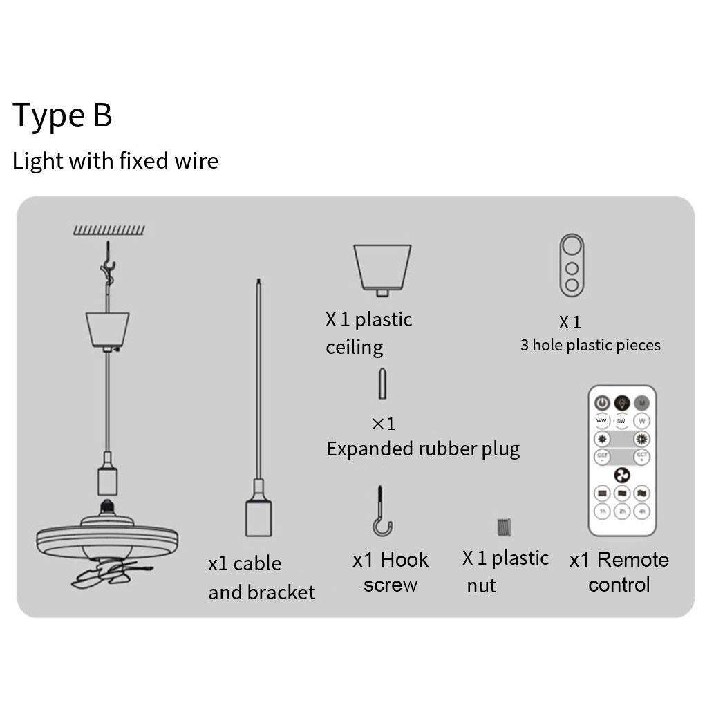 Elektrischer Ventilator LED Einstellbare Lichthelligkeit Für Zuhause Leiser Friedlicher Ventilator Fernbedienung Kühlung Elektro Als