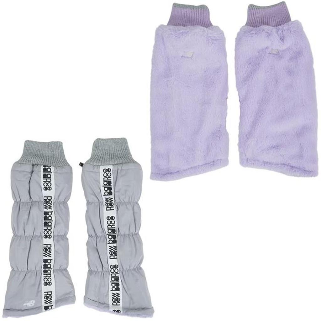 Golf Thermal Leg Warmers Faux x Purple FR [New Balance] Women's (Back side fur, reversible) / 012-3283510 022_Gray