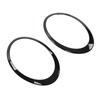 2pcs Gloss Black Headlight Surround Cover Trims Molding for Cooper Clubman F54 S JCW 2015‑2022