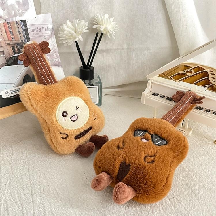 Mini Violin Plush Keychain Lightweight Cute Stuffed Toy For Music Enthusiasts Decoration Bag Ornament Bags Accessories