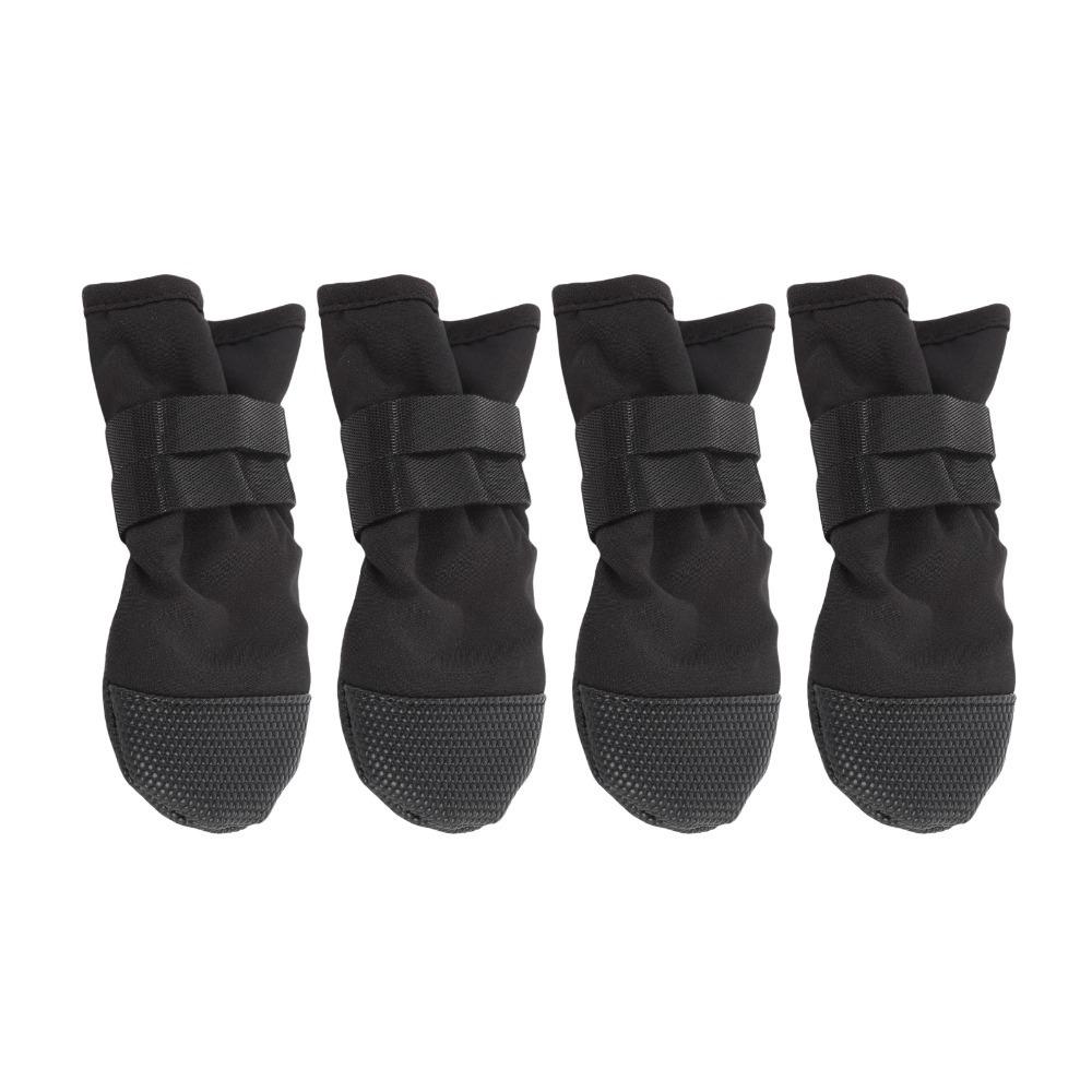 4pcs Rounded Toe Dog Grip Socks Boot Shape Anti Slip Dog Socks Practical Dog Socks Dogs S