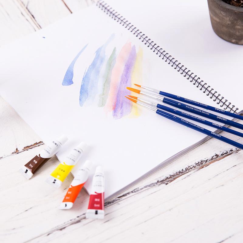 4 Pieces/set, Watercolor Brush Set, Sizes 3, 5, 7, and 9, Hook Pen, Oil Painting Brush, Typesetting Brush, Watercolor Brush, Chinese Painting Tool