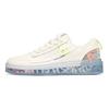 Anta Lifestyle Series Jelly Shoes Fabric Synthetic Leather Slip Resistant Durable Low Top Skate Shoes Men Sneakers White Green 912228030-3