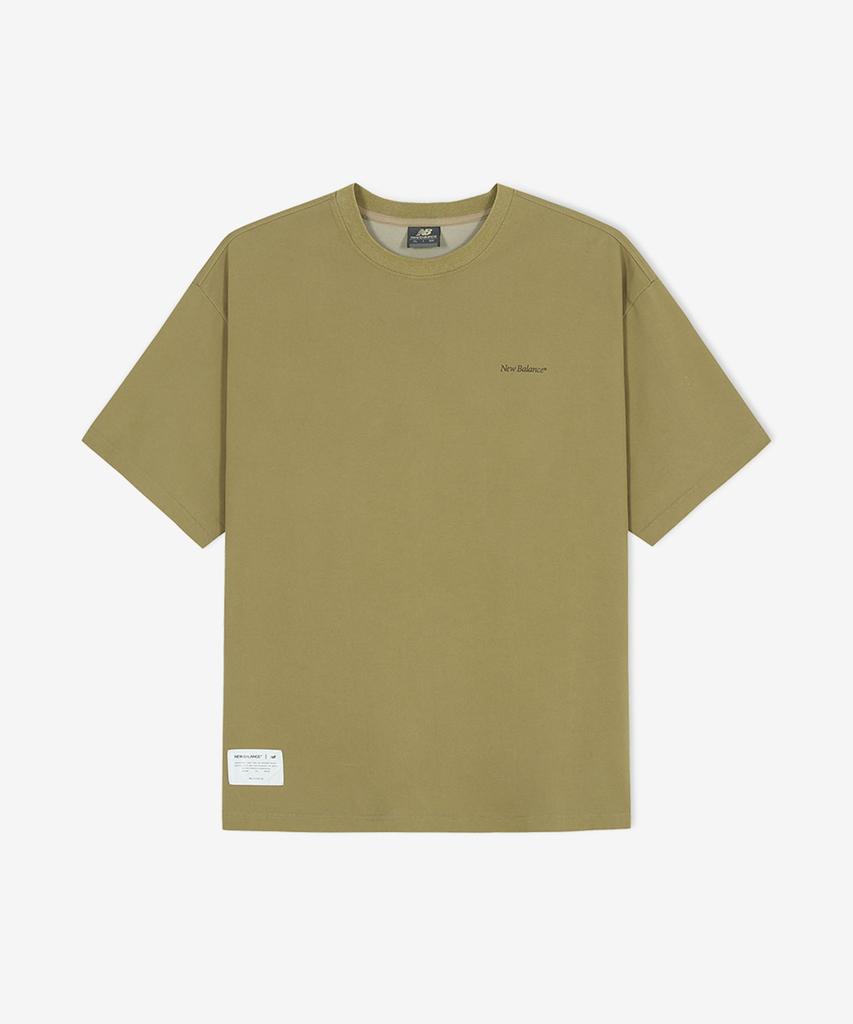 Nyuballanseu Nbnef31743 / Uni Ndurance Lettering Short Sleeve T-Shirt (Khaki)