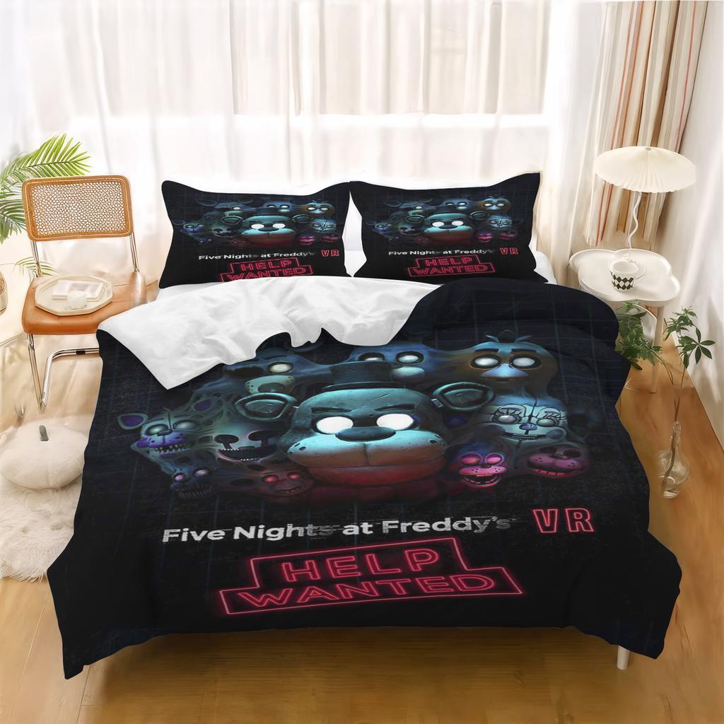 Baby Cartoon Duvet Cover Freddie's Midnight Children's Bedroom Set Quilt Covers Kids Bedding Set Holiday Gifts