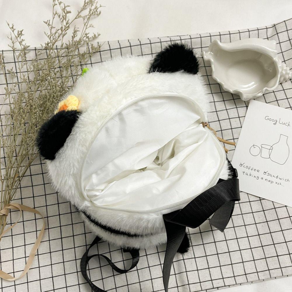 Large Capacity Shoulders Dual Use Knapsack PP Cotton Animal Doll Plush Schoolbag  Birthday Gift