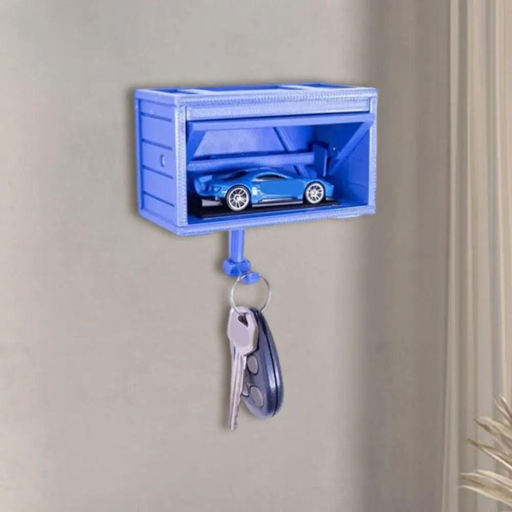 Open Garage Door Design Car Garage Key Holder Wall Mount Fun Garage Keychain  Corridors