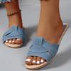 2025 Summer Women's Square Toe Cross Strap Sandals and Slippers