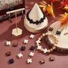 100PCS 15MM Cross Charms for Jewelry Making, Religious Cross Beads for Bracelets Necklaces, DIY Crafts