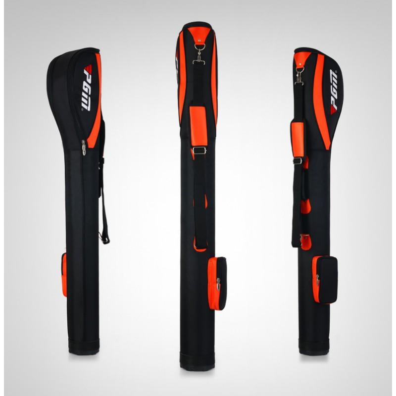 PGM Golf Club Bag 7-10 Clubs Foldable Nylon Stand With Ball Compartment Practice Range Outdoor Use