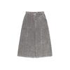 Nau W Garment-Dyed Corduroy Skirt Gray