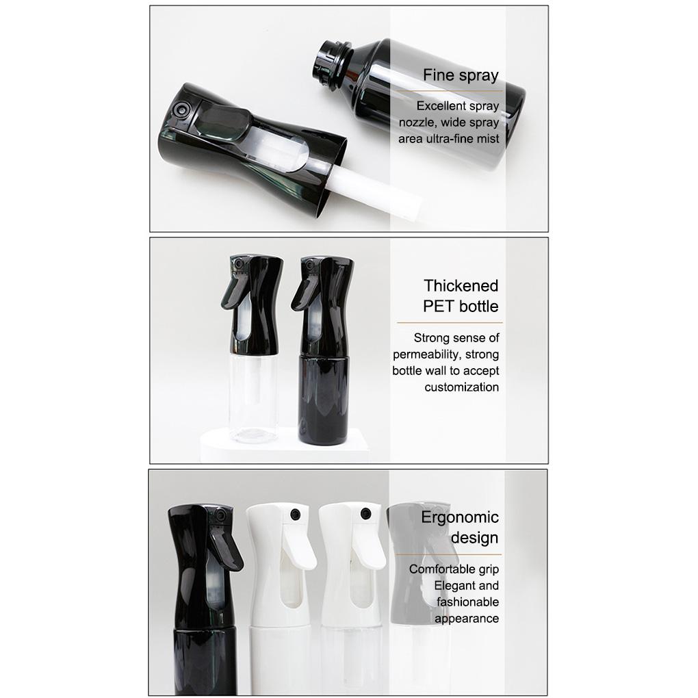 Hair Spray Bottle 200ML High Pressure Fine Mist Water Sprayer Container Hairdressing Portable Pet Flower Salon Garden Tool