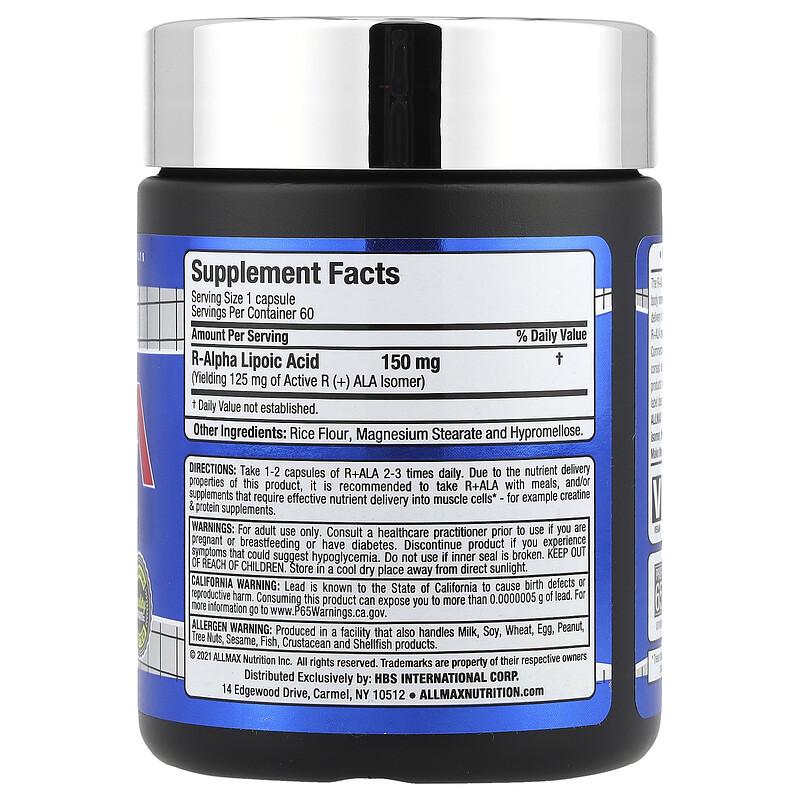 R+ALA, 150 mg , 60 Capsules