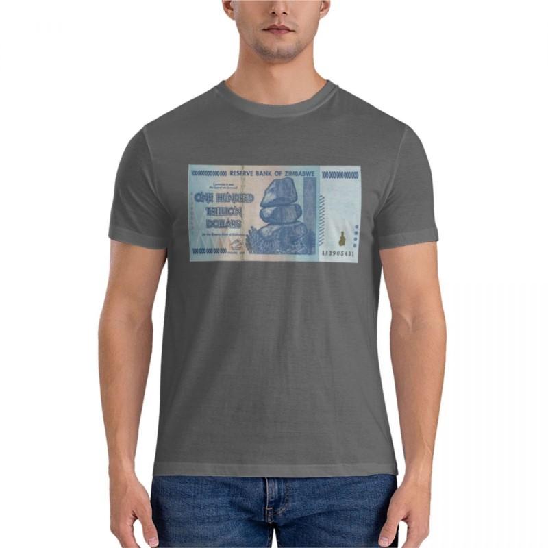 Zimbabwe $100 Trillion Dollars Active T-Shirt T-shirt for a boy Short sleeve tee vintage clothes mens plain t shirts