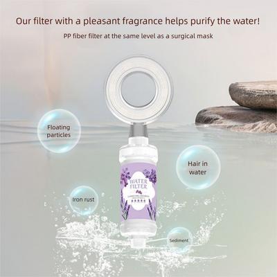 NEW Perfume Shower Filter Replaceable Water Softener Shower Purifier PP Fragrance Shower Cartridge Bathroom Accessories