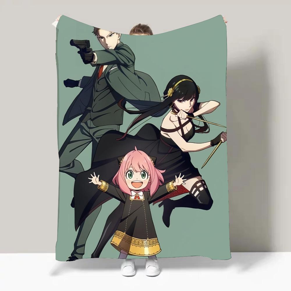 HOT ANIME S-SPY X FAMILY Blanket Design Lightweight  For Dorms, Naps, Living Room, Office,Sofa,All-Season