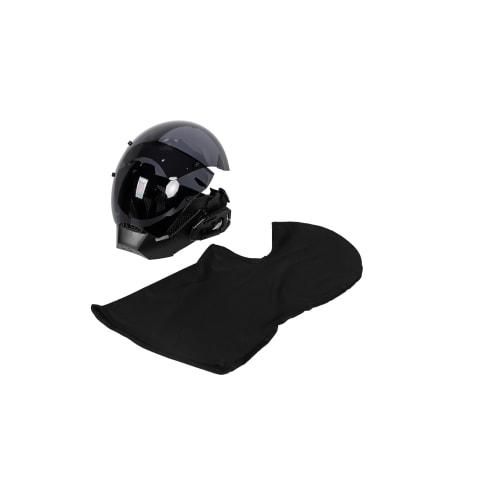 Gutenam Tactical Full Face Mask for Cosplay, Black with Balaclava Included / Airsoft Futuristic Costume Replica Halloween Costume Mask Toy Unisex