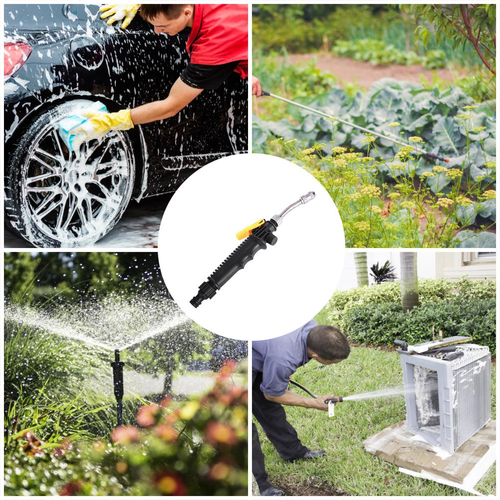 2 in 1 High Pressure Power Washer Wand Portable Watering Sprayer with Adjustable Nozzle for Car Washing Gardening