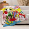 Lovie anime C Candy C Candy Blanket For Sofa Office Bed Plane Travel Sleep Read Relax Camping Soft And Warm