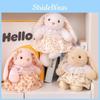 Flower Wear Skirt Rabbit Plush Toy Cute Animal Stuffed Doll Kids Birthday Gift